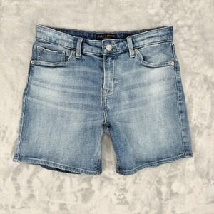Lucky Brand Jean Shorts Womens 6/28 Blue Ava Short Summer Classic Stretch Denim